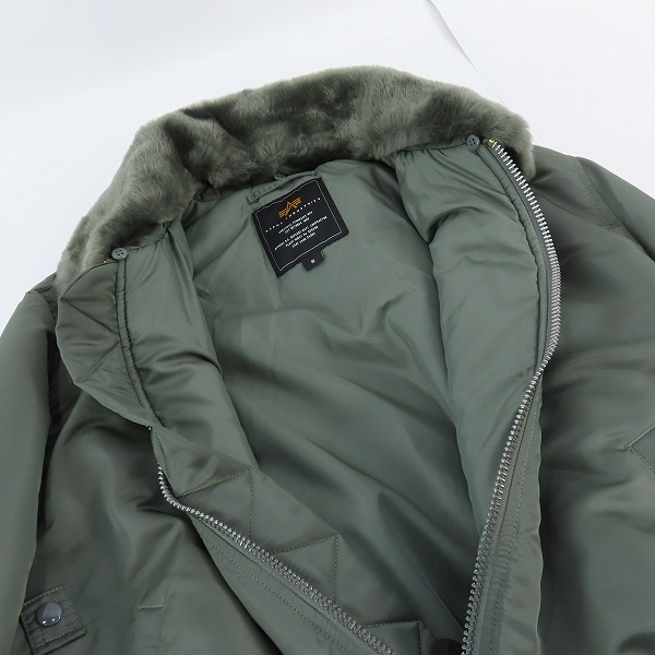 実際に弊社で買取させて頂いたALPHA INDUSTRIES/アルファインダストリーズ TYPE B-15 フライトジャケット TA0215-159/Mの画像 5枚目