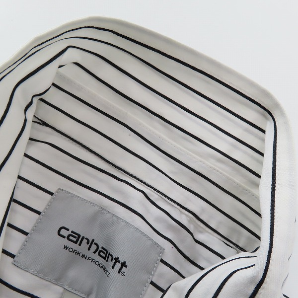 実際に弊社で買取させて頂いた【未使用】Carhartt WIP/カーハートダブリューアイピー S/S LINUS SHIRT/ライナスシャツ I033028-24S/XLの画像 7枚目
