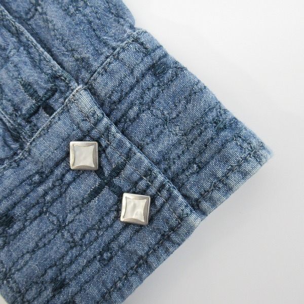 実際に弊社で買取させて頂いたTHE FLAT HEAD/ザフラットヘッド 刺繍 ウエスタンシャツ 42の画像 7枚目