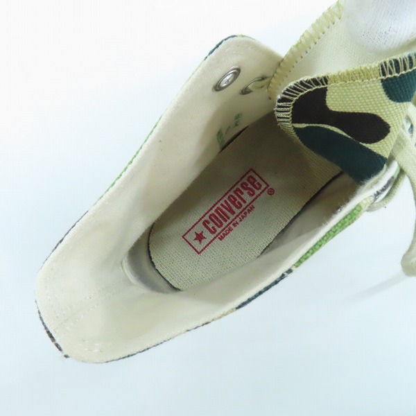 実際に弊社で買取させて頂いたCONVERSE/コンバース All Star J 83 Camo スニーカー/8の画像 4枚目