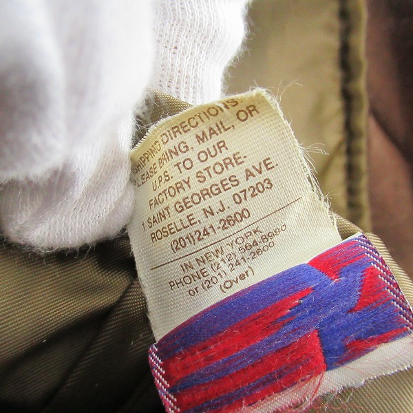 実際に弊社で買取させて頂いたSchott/ショット スエード レザージャケット/42の画像 4枚目