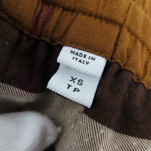 実際に弊社で買取させて頂いたBURBERRY/バーバリー チェック柄ハーフパンツ 8052208/XSの画像 4枚目