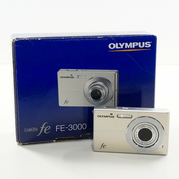 実際に弊社で買取させて頂いたOLYMPUS/オリンパス CAMEDIA fe FE-3000 コンパクトデジタルカメラ 動作確認済み