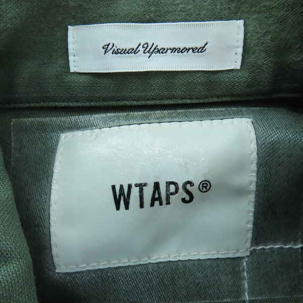 実際に弊社で買取させて頂いたWTAPS/ダブルタップス ミリタリーシャツ BRDT-SHM01/01の画像 2枚目
