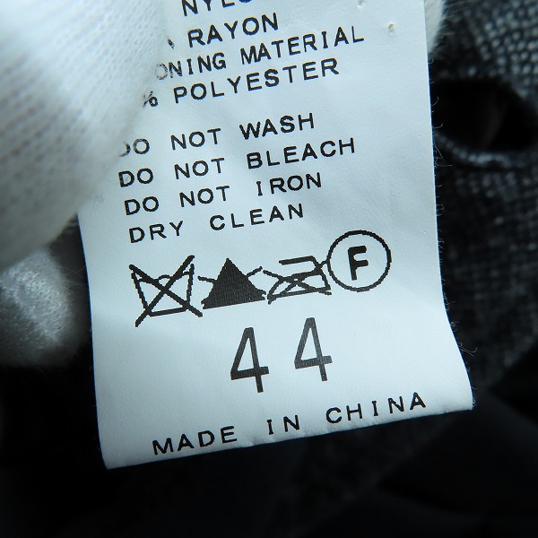 実際に弊社で買取させて頂いたEDIFICE/エディフィス キルティング中綿ウールジャケット/12-011-300-5019-3-0/44の画像 3枚目