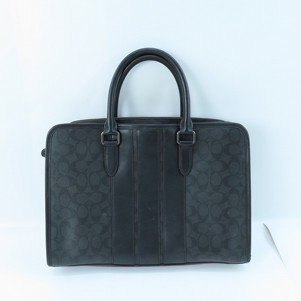 実際に弊社で買取させて頂いたCOACH/コーチ  シグネチャー ブリーフケース/ビジネスバッグの画像 1枚目