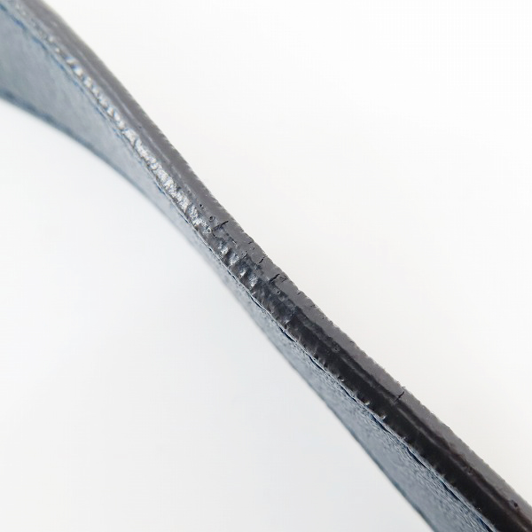 実際に弊社で買取させて頂いたPORTER/ポーター クルール ショルダーバッグ レザー ネイビーの画像 7枚目