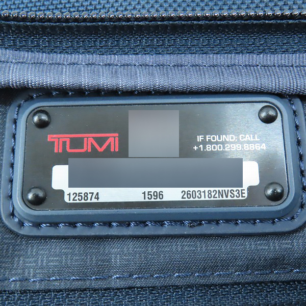 実際に弊社で買取させて頂いたTUMI/トゥミ SHIPS/シップス別注 ALPHA 3/アルファ3 3WAY ブリーフケース/リュック 2603182NVS3Eの画像 6枚目