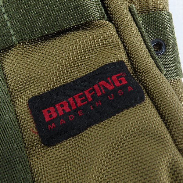 実際に弊社で買取させて頂いたBRIEFING/ブリーフィング ハンドバッグ トートバッグ カーキ系の画像 4枚目