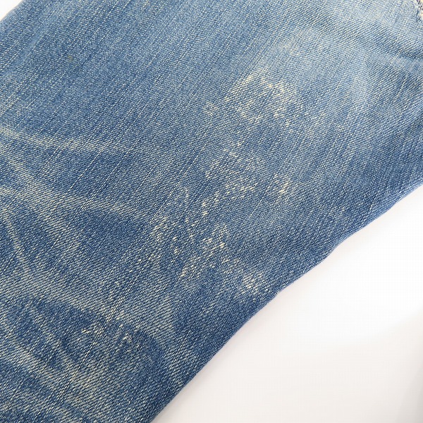 実際に弊社で買取させて頂いたHYSTERIC GLAMOUR/ヒステリックグラマー リペア加工 スタッズ付デニムパンツ 0211AP08/34の画像 9枚目