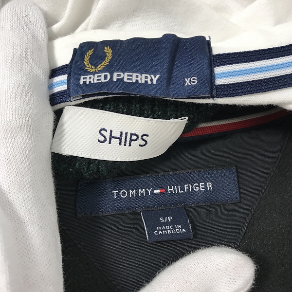 実際に弊社で買取させて頂いた【おまとめ】トミーヒルフィガー/フレッドペリー/シップス 等 ジップアップブルゾン/Tシャツ/ボタンシャツ 他の画像 2枚目