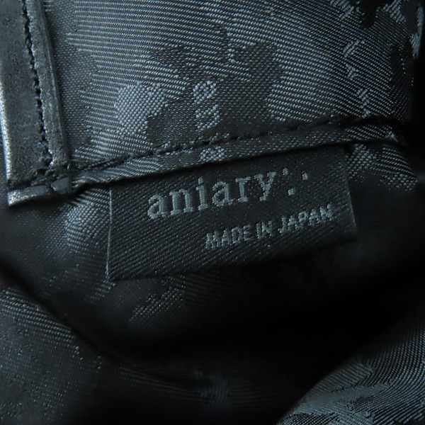 実際に弊社で買取させて頂いたaniary/アニアリ レザー ショルダーバッグ/バナナバッグの画像 4枚目