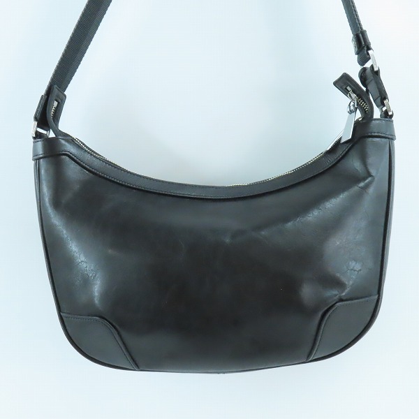 実際に弊社で買取させて頂いたaniary/アニアリ レザー ショルダーバッグ/バナナバッグの画像 1枚目