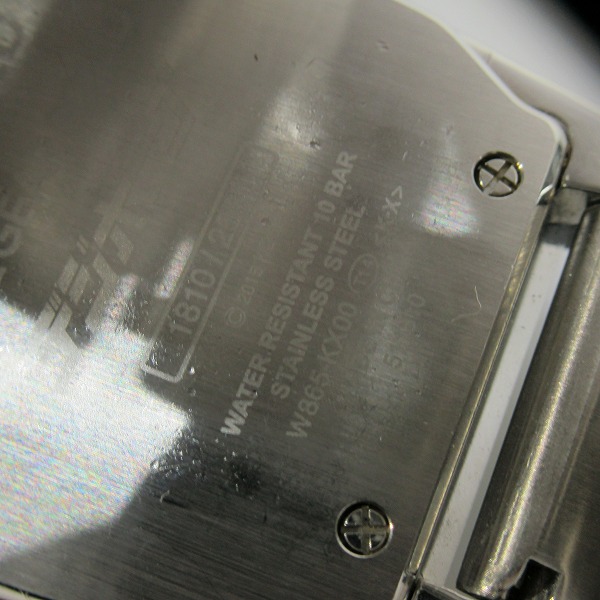 実際に弊社で買取させて頂いたSEIKO/セイコー WIRED/ワイアード 腕時計 METAL GEAR/タルギアソリッド デジボーグ 2500個限定 W865-KX00の画像 7枚目