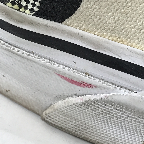 実際に弊社で買取させて頂いたVANS×WACKO MARIA/バンズ×ワコマリア Og Classic Slip-ON スリッポン レコード柄 721356/29の画像 8枚目