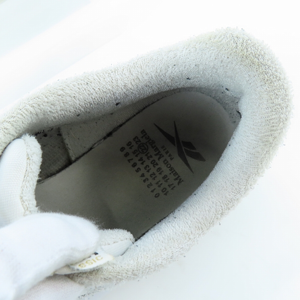 実際に弊社で買取させて頂いたMaison Margiela × Reebok/メゾン マルジェラ × リーボック PROJECT 0 CL NYLON  スニーカー GW4993/29.5の画像 4枚目