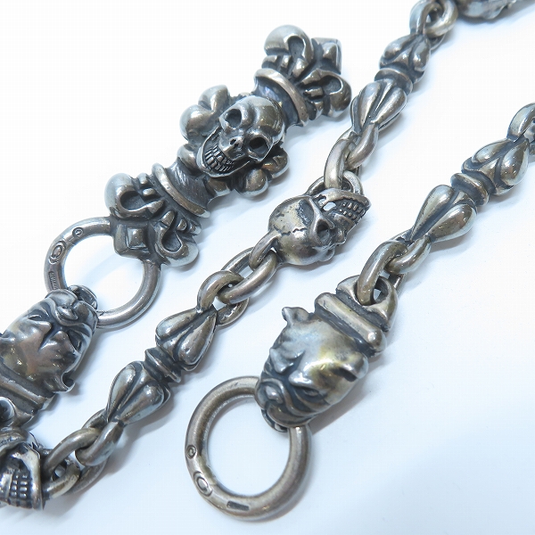 実際に弊社で買取させて頂いたGabor/ガボール スカルオンクロスオーバルw/クラウンキーパー スカルブルドッグ ウォレットチェーン