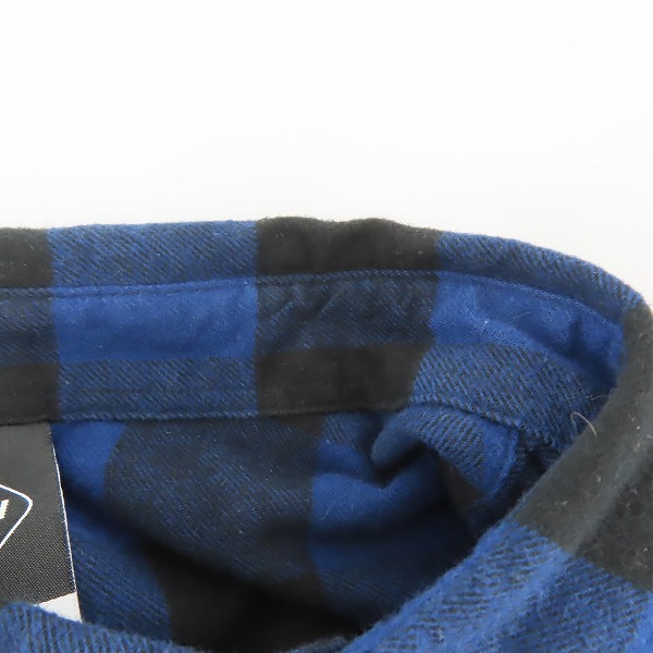 実際に弊社で買取させて頂いたF.C.Real Bristol/エフシーレアルブリストル 21AW BIG LOGO FLANNEL BAGGY SHIRT FCRB-212078/Sの画像 4枚目