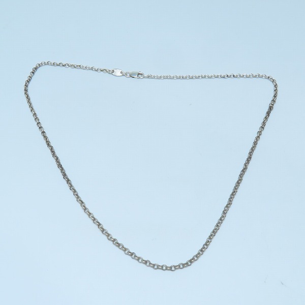 実際に弊社で買取させて頂いたCHROME HEARTS/クロムハーツ ロールチェーン/ネックチェーン ネックレス 16inchの画像 1枚目