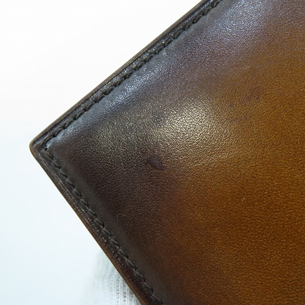 実際に弊社で買取させて頂いたBerluti/ベルルッティ カリグラフィ 二つ折財布/マネークリップ の画像 8枚目