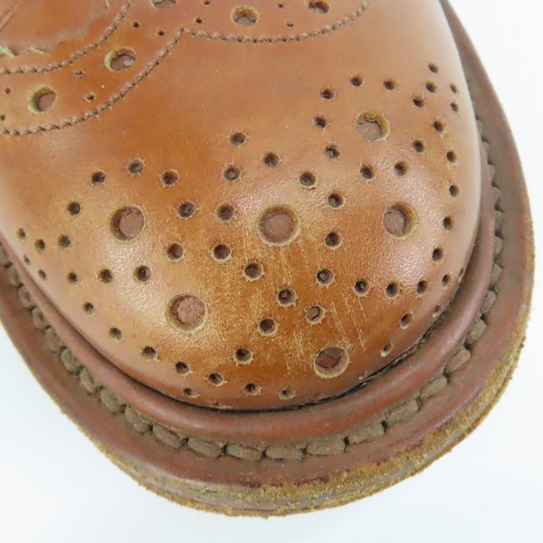 実際に弊社で買取させて頂いたTricker's/トリッカーズ MOLTON/モールトン カントリーブーツ ウイングチップ M2508/9の画像 8枚目