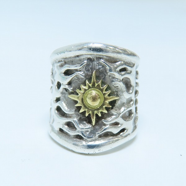 実際に弊社で買取させて頂いたARIZONA FREEDOM/アリゾナフリーダム K18 太陽神付 リング /20号の画像 1枚目