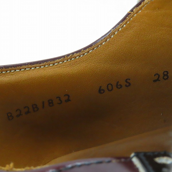 実際に弊社で買取させて頂いたGLADHAND×REGAL/グラッドハンド×リーガル サドルシューズ 606S/28の画像 5枚目