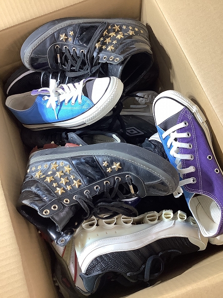 実際に弊社で買取させて頂いた【おまとめ】JIMMY CHOO ジミーチュウ/converse コンバース/adidasアディダス 等 スニーカー/スパイク 他