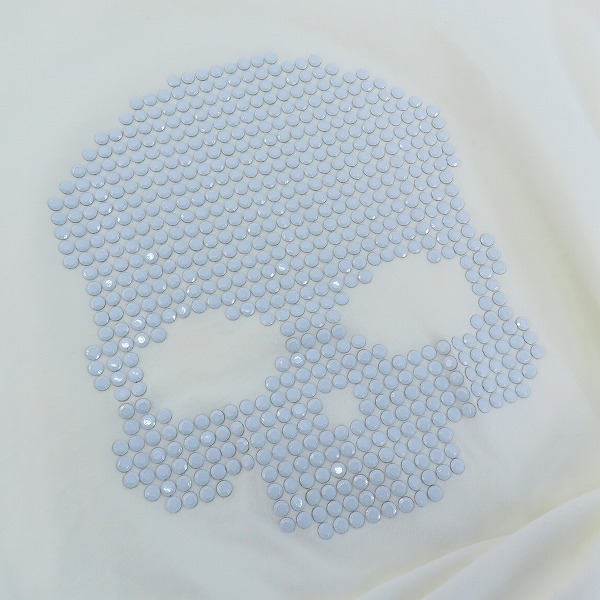 実際に弊社で買取させて頂いたHYDROGEN/ハイドロゲン スカルスタッズ ロングTシャツ XLの画像 8枚目