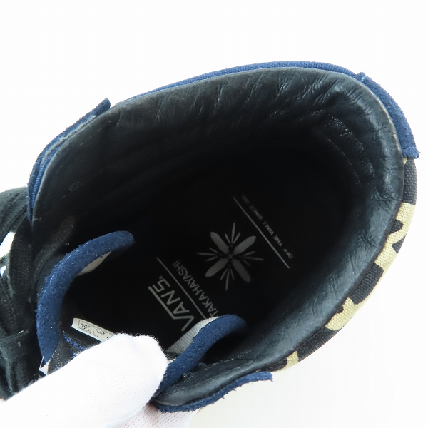 実際に弊社で買取させて頂いたVANS×TAKA HAYASHI/バンズ×タカハヤシ STYLE 138 LX CHEETAH FIELD ハイカットスニーカー VN0A3ZCOURE/28.5の画像 4枚目