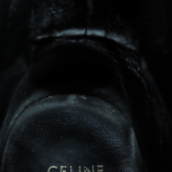 実際に弊社で買取させて頂いたCELINE/セリーヌ ジャクノベルトブーツ/ヒールブーツ 782895/39の画像 7枚目
