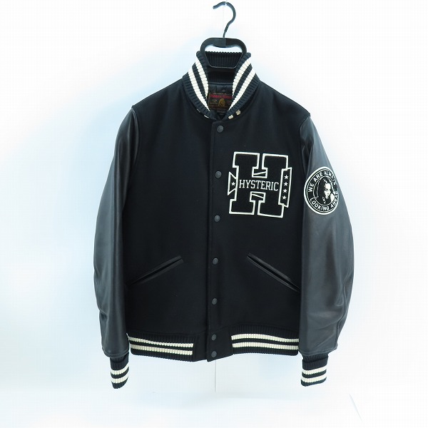 実際に弊社で買取させて頂いた【未使用】HYSTERIC GLAMOUR/ヒステリックグラマー ヒスガールワッペン付  スタジャン 0243AB03 M