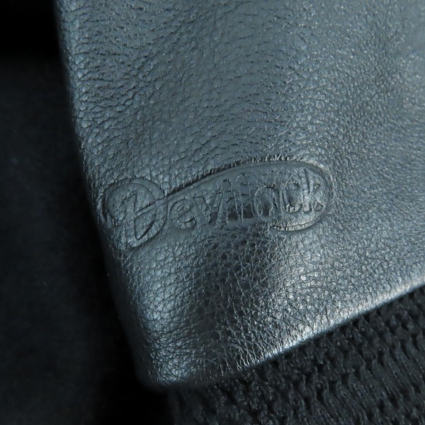 実際に弊社で買取させて頂いたDevilock×Bouncer/デビロック×バウンサー 切替 袖レザー スタジャン Lの画像 4枚目