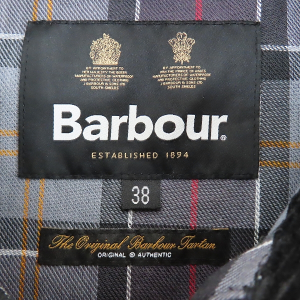 実際に弊社で買取させて頂いた【レシート付き】Barbour/バブアー BEAUFORT/ビューフォート 2レイヤーブルゾン 242MSP0108/38の画像 3枚目
