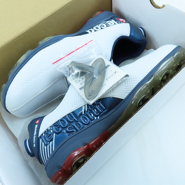 実際に弊社で買取させて頂いたle coq sportif/ルコックスポルティフ ゴルフシューズ QQ2NJA00 26.5の画像 8枚目