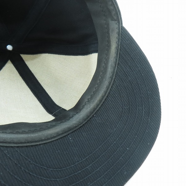 実際に弊社で買取させて頂いたCA4LA/カシラ スクエアワッペン キャップ ブラック KUB01098の画像 7枚目