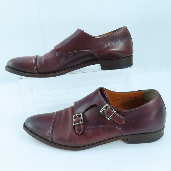 実際に弊社で買取させて頂いたSANTONI/サントーニ ダブルモンク/ストレートチップ/11166/49の画像 3枚目