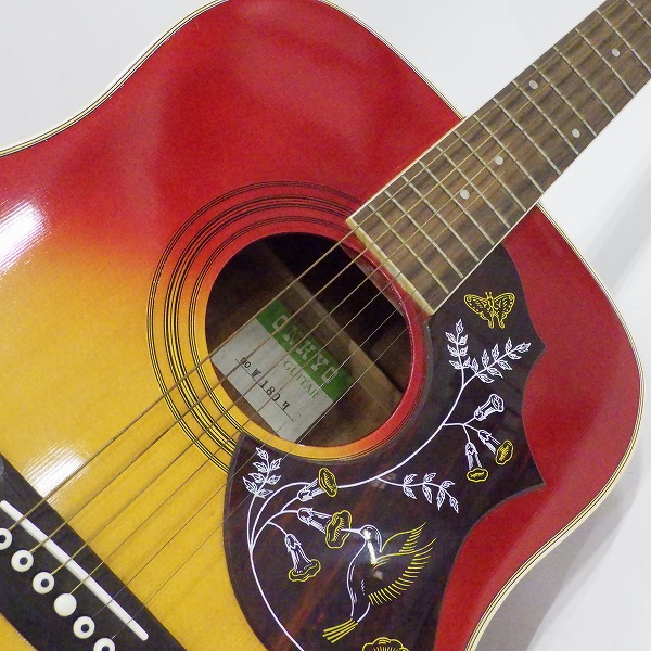 実際に弊社で買取させて頂いた★ONKYO/オンキョー W180H アコースティックギター/アコギ ハミングバードType ハードケース付の画像 5枚目