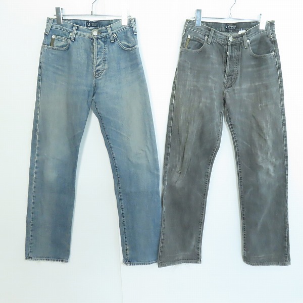 実際に弊社で買取させて頂いたARMANI JEANS/アルマーニジーンズ デニムパンツ 29/2点セット 