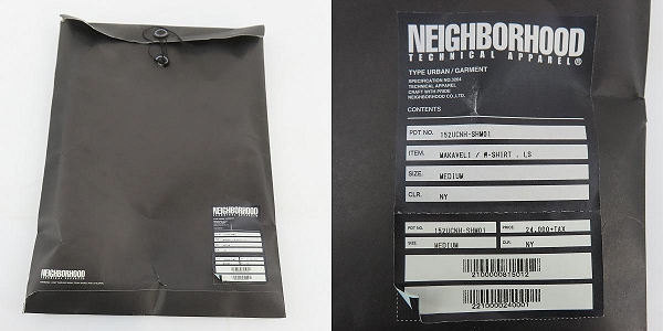 実際に弊社で買取させて頂いたNEIGHBORHOOD/ネイバーフッド MAKAVELI / W-SHIRT.LS チェックウール シャツ 152UCNH-SHM01/Mの画像 9枚目