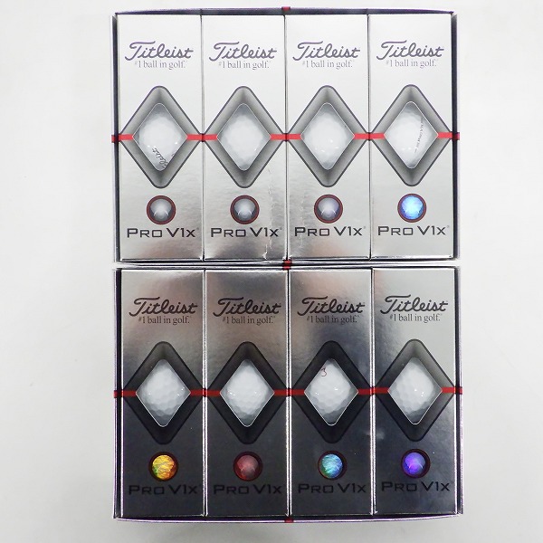 実際に弊社で買取させて頂いた【未使用】Titleist/タイトリスト PRO V1x ゴルフボール ホワイト 2ダース