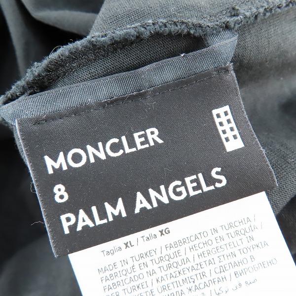 実際に弊社で買取させて頂いた【JPタグ】MONCLER×PALM ANGELS/モンクレール×パームエンジェルス GENIUS Tシャツ カットソー I209L8C00003 XLの画像 4枚目