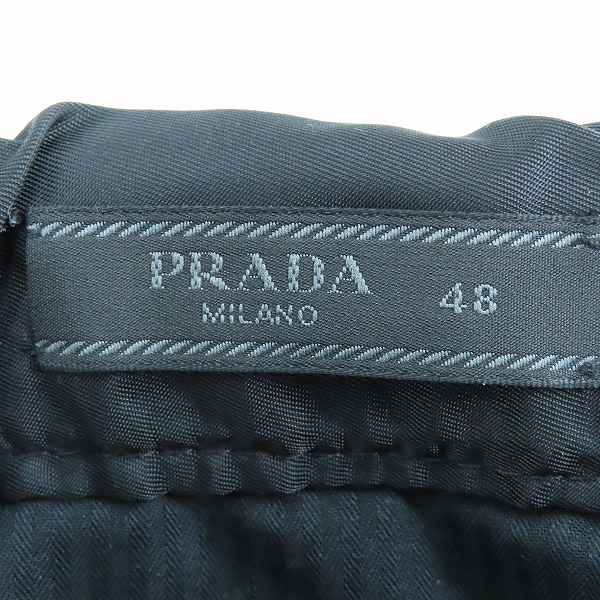 実際に弊社で買取させて頂いた【JPタグ】PRADA/プラダ 18SS ラバーパッチ ナイロントラックパンツ/48の画像 3枚目