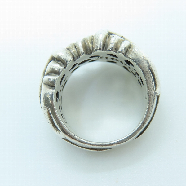 実際に弊社で買取させて頂いたCHROME HEARTS/クロムハーツ K&Tリング 13号の画像 5枚目