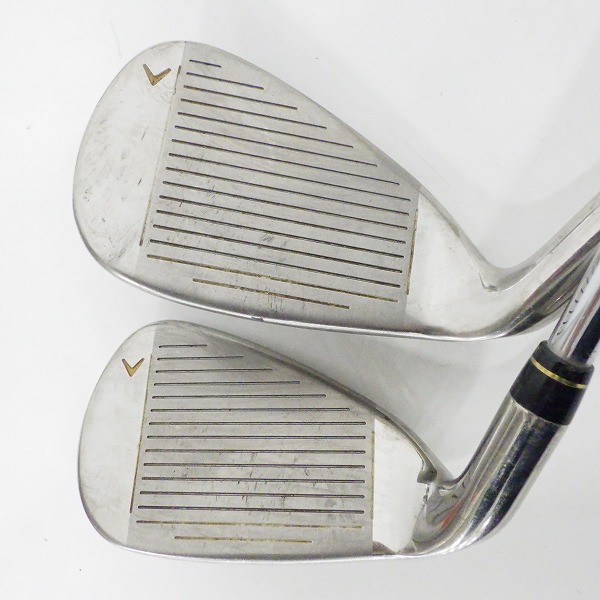 実際に弊社で買取させて頂いたCallaway/キャロウェイ E.R.C Ti チタン アイアン #5～9,P,Sw 7本セット N.S.PRO 800GHの画像 4枚目