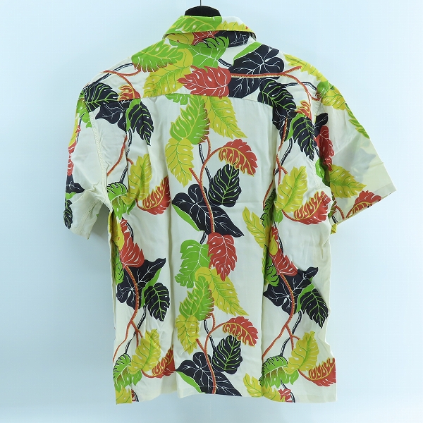 実際に弊社で買取させて頂いたDuke Kahanamoku/デューク カハナモク SPECIAL EDITION “MONSTERA” アロハシャツ DK36203/Lの画像 2枚目