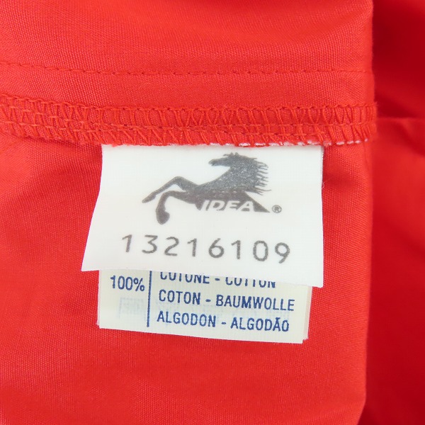 実際に弊社で買取させて頂いた【未使用】FILA/フィラ Ferrari/フェラーリ 刺繍/ワッペン 半袖シャツ Mの画像 3枚目
