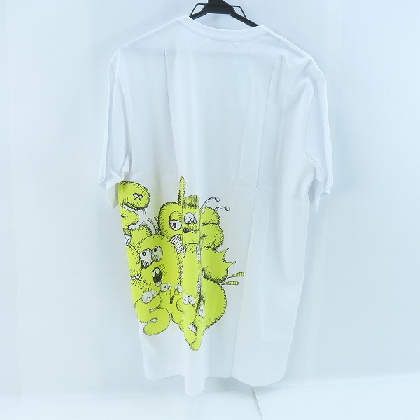 実際に弊社で買取させて頂いた【未使用】COMME des GARCONS SHIRT×KAWS/コムデギャルソンシャツ×カウズ マルチデザイン プリント Tシャツ FH-T005/XLの画像 1枚目