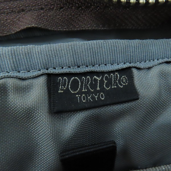 実際に弊社で買取させて頂いたPORTER/ポーター ショルダーバッグ ダークブラウンの画像 5枚目