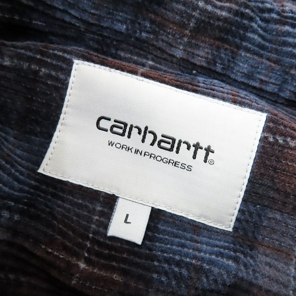 実際に弊社で買取させて頂いた【未使用】Carhartt WIP/カーハート L/S Flint Shirt コーデユロイシャツ I029442/Lの画像 2枚目